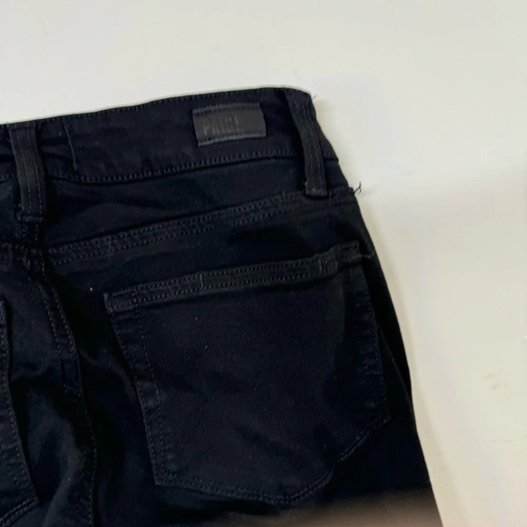 Paige Black Overdye Verdugo Ankle Skinny Jeans Size 25 - Picture 12 of 12